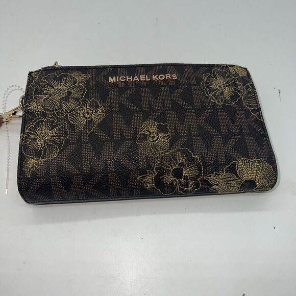Michael Kors NWT Jet Set Phone Wristlet Large Wallet - Picture 1 of 13